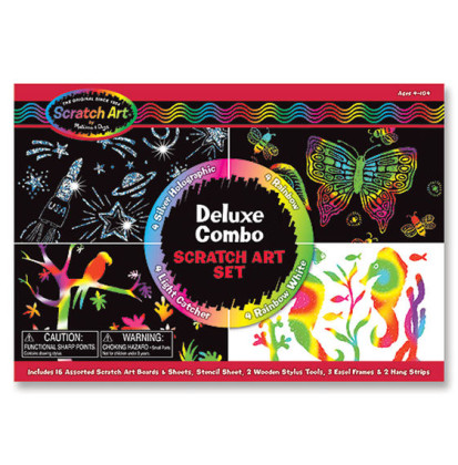 Melissa & Doug Deluxe sada škrabacích obrázkov 16ks