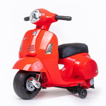 Detská elektrická motorka Vespa červená Baby Mix