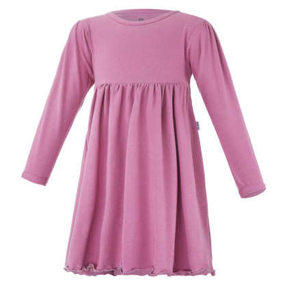 Šaty tenké s dlhým rukávom Outlast® UV 50+ tm. staroružové Little Angel