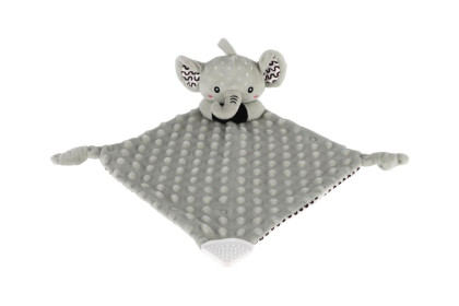 Zaspávač babyted hryzátko, hrkálka plyš 25x25 cm 0 m+