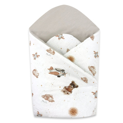 Novorodenecká zavinovačka bavlna Méďa pilot