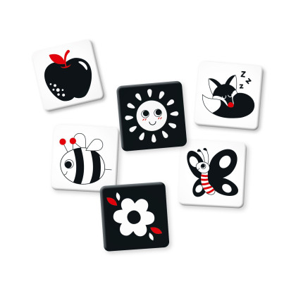 Prvé hranie Kontrastné karty náučná hra Dino