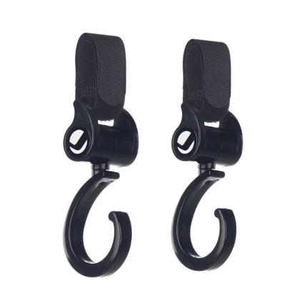 Háčiky na kočík 2 ks black Jané