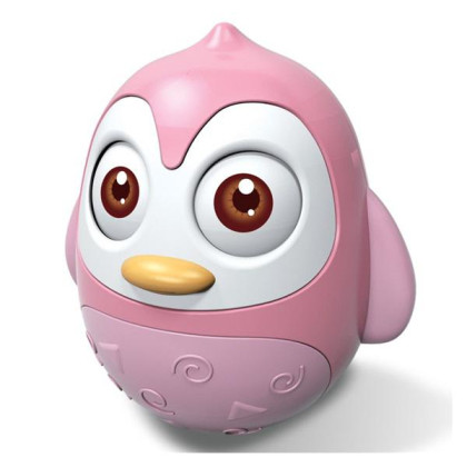 Kývacia hračka Bayo tučniak pink