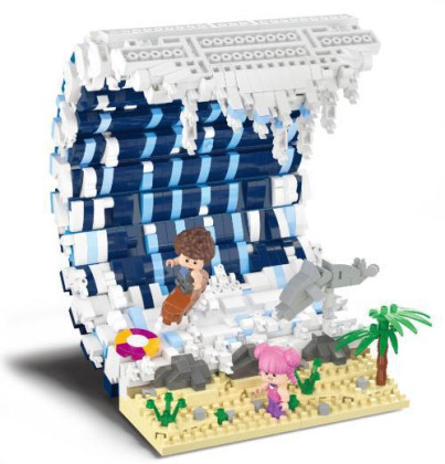 Stavebnica mini Surfovacia vlna 1 471 ks Koco