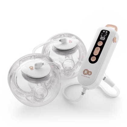 Odsávačka materského mlieka Double Hands-free Gentle Flow Kinderkraft