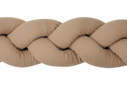 Mušelínový mantinel vrkoč 200 cm Babymatex - chránič do postieľky