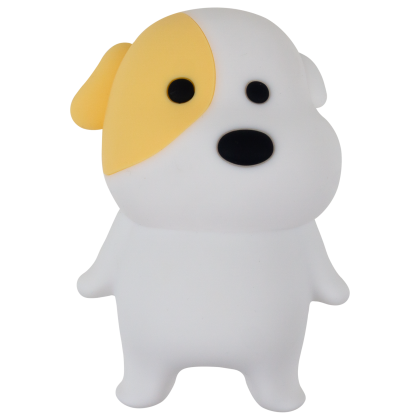 LED silikónová nočná lampička Rgb so zvukom - odpočívajúci psík Mary's