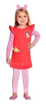 Kostým Prasiatko Peppa, 2-3 roky