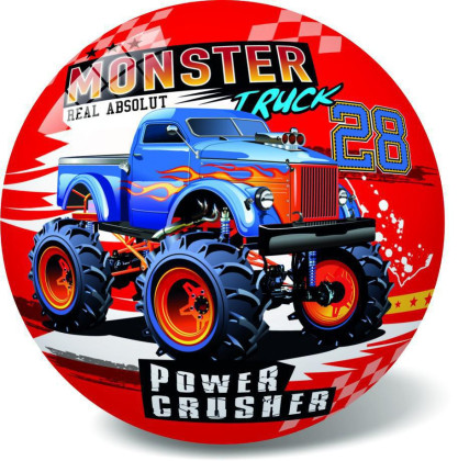 Lopta Super cars-Monster truck 23 cm