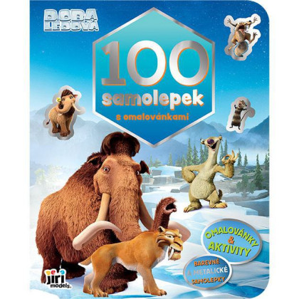 100 samolepiek s omaľovánkami Doba ľadová