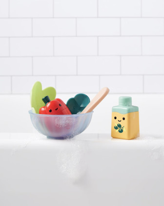 Súprava do vane Tub to table café 12 m+ Zábavný šalát Skip Hop