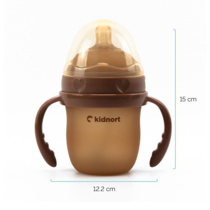 Dojčenská fľaša pre dojčené deti Eple 150 ml 0 - 3 m Kidnort