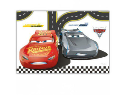 Obrus ​​plastový - Autá 3, 120x180 cm