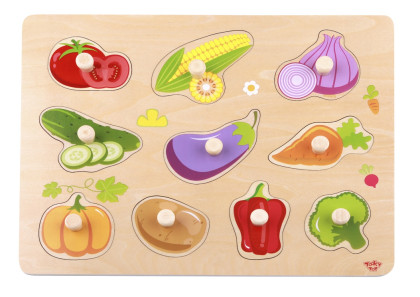 Vkladacie puzzle Zelenina