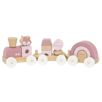 Drevený vláčik líška