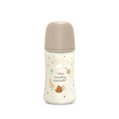 Dojčenská fľaša Wonderland 270 ml Fyziol prietok M Suavinex
