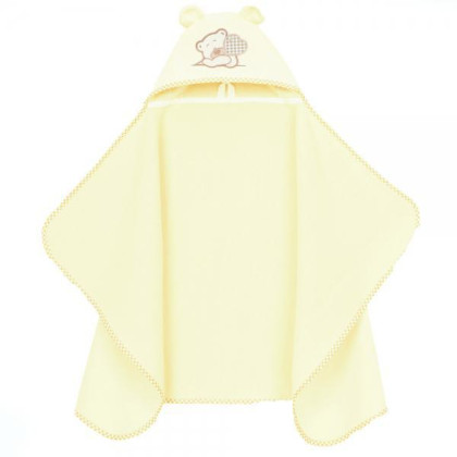 Maxi osuška pončo s kapucňou 70 x 120 cm