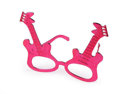 Karnevalové okuliare metalické