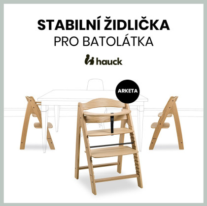 Drevená stolička Arketa dub masív Hauck