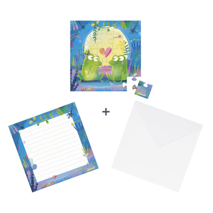 Blahoželanie k narodeninám s puzzle Janod