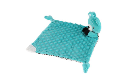 Zaspávač babyted hryzátko, hrkálka plyš 25x25 cm 0 m+