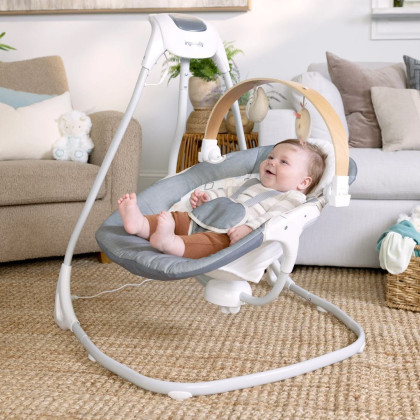Hojdačka pohupujúca hudobný Parker™ 0 m+, do 9 kg Ingenuity
