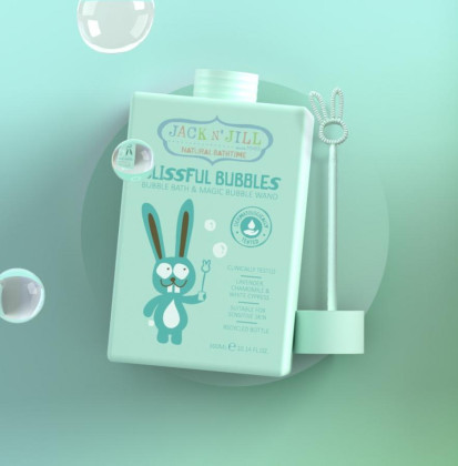 Hravá pena do kúpeľa s bublifukom Jack N´Jill 300 ml