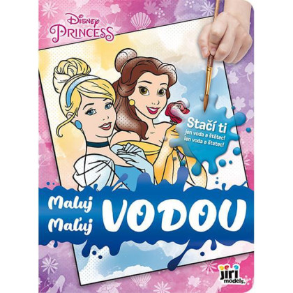 Maľuj vodou Disney Princezné