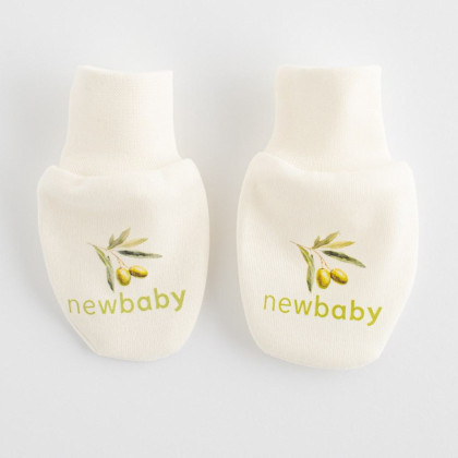 Dojčenské rukavičky z organickej bavlny Olivy New Baby