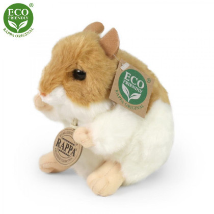 Plyšový škrečok 13 cm ECO-FRIENDLY Rappa