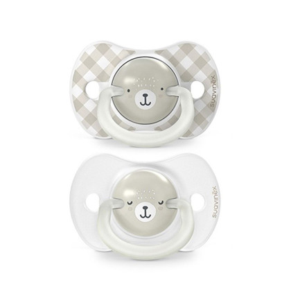 Cumlík fyziologický Deň & Noc silikón Wild & Free 0-6 m 2 ks Suavinex