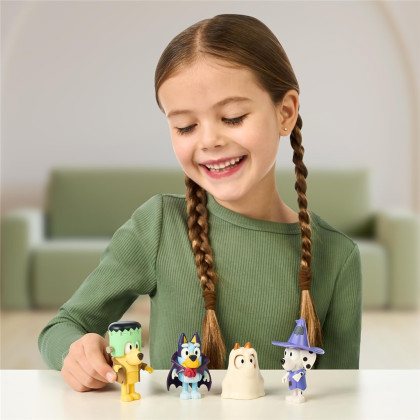 Maškarná párty sada 4 figúrky Bluey
