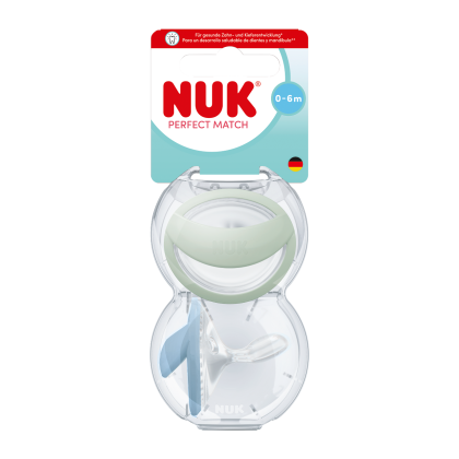 Cumlík Perfect Match 0-6 m 2 ks v boxe Nuk