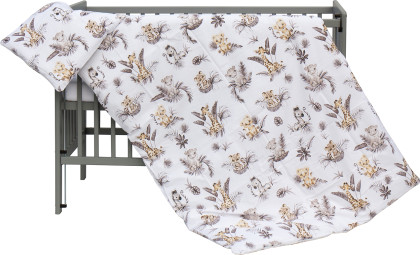 2dielne obliečky do postieľky Afrika 100 x 135 cm béžová Scarlett