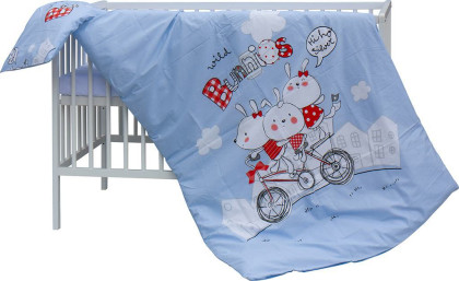 Detská postieľka s kompletnou výbavou 120 x 60 cm - Uly Scarlett