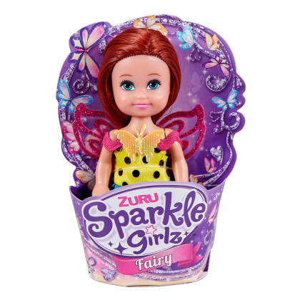 Víla Sparkle Girlz s krídlami malá v kornútku
