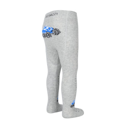 Pančucháče s protišmykom 3x ABS veľ. 92/98 šedé štvorkolka Be Snazzy