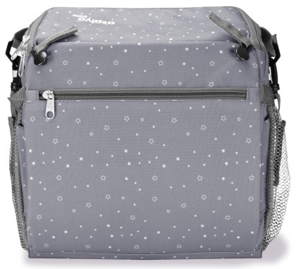 Booster Anywhere BAG-GO 2v1 (podsedák+taška na kočík) humus grey Asalvo