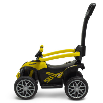 Detské odrážadlo Baby Mix Mega Prime EVA s vodiacou tyčou