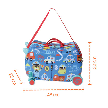 Detský kufrík na kolieskach Pack & Ride Zopa