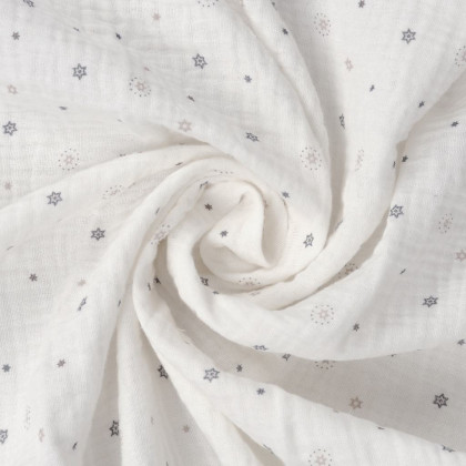 Mušelínové prestieradlo Dizajn s gumou 60 x 120 cm BabyMatex
