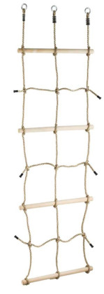 Šplhacia sieť s drevenými priečkami 2Kids Toys