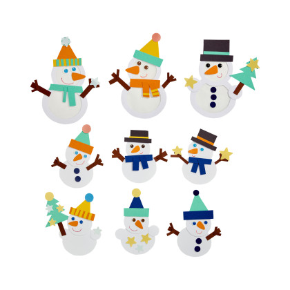 Kreatívna sada Okenný obrázok Snehuliak Haba