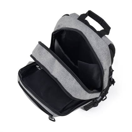 Študentský batoh + etue Oxy Sport Grey Melange