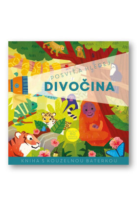Posvieť a hľadaj Divočina Kniha s kúzelnou baterkou