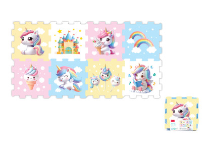 Mäkké bloky jednorožec 8 ks