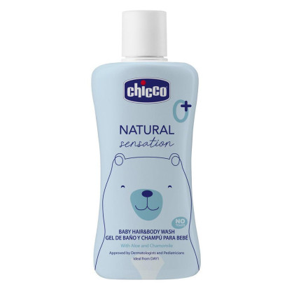 Šampón na vlasy a telo Natural Sensation s aloe a harmančekom 200 ml, 0 m+ Chicco