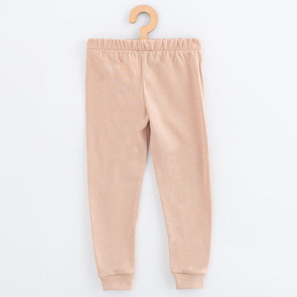 Detské bavlnené pyžamko New Baby beige dino