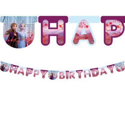 Banner - Ľadové kráľovstvo Happy Birthday